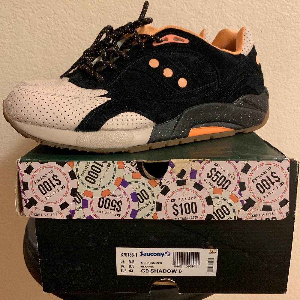 Saucony G9 Shadow 6 high rollers.